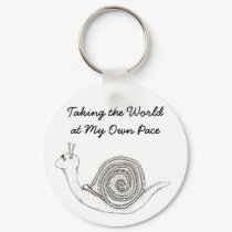 Snail's Pace keychain