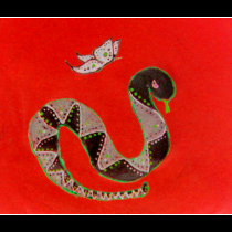snake and butterfly - deep red color t-shirts by alyciakeating snake and butterfly - deep red color t-shirts