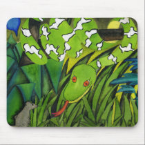 Snake and Rat Mousepad mousepads