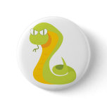 Snake Pinback Button