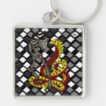Snake Charmer  (The Serpent & The Robot) Key Chains