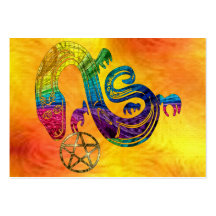 Snake Charming Witch Business Cards