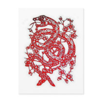 Snake-Chinese Zodiac postcards by funworld Snake-Chinese Zodiac postcards