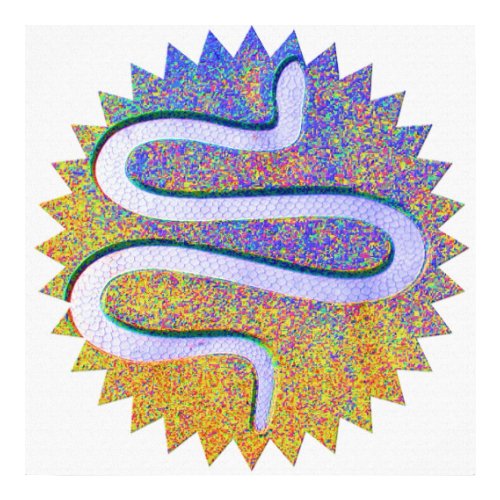 Snake Design by Humber River, Toronto print
