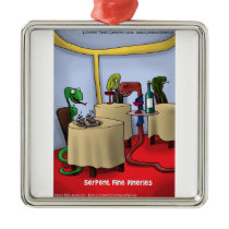 Snake Dineries Funny Christmas Ornaments ornaments