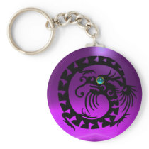 SNAKE DRAGON,black,blue aquamarine,purple amethyst Key Chains