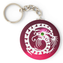 SNAKE DRAGON,white,red pink ruby,green emerald Key Chains
