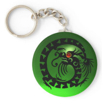 SNAKE DRAGON,white,red pink ruby,yellow topaz Keychain