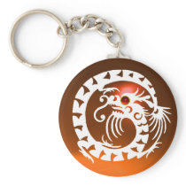 SNAKE DRAGON,white,red  ruby, orange yellow agate Keychains