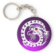 SNAKE DRAGON,white,red  ruby,purple amethyst Key Chains