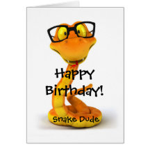 Snake Dude | Cute Chinese Zodiac Sign Cards