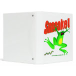 SNAKE! 'fraidy frog binders