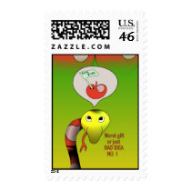 Snake has a bad idea stamp