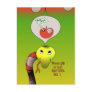 Snake has a bad idea postcard
