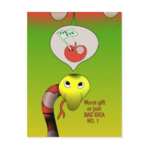 Snake has a bad idea postcards by talisbird Snake has a bad idea postcards