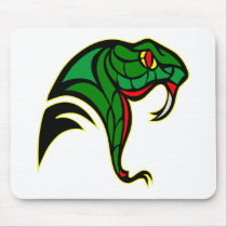 Snake Head Tattoo Mouse Mat