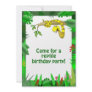 Snake in Tree Custom Reptile Birthday Invitations Snake in Tree Custom Reptile Birthday Invitations