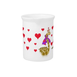 Snake King and Queen of Hearts Pitcher
