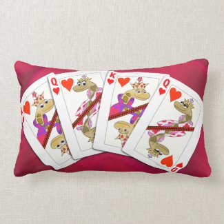 Snake King and Queen of Hearts Playing Cards