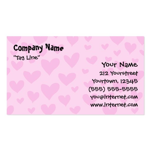 Snake Love Business Card (back side)