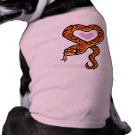 Snake Love Doggie T Shirt
