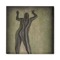 Snake Man II Magnet by MDKgraphics Snake Man II Magnet