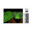 Snake on a stamp