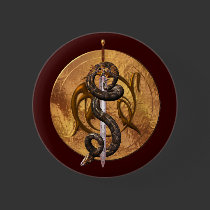 Snake on a Sword buttons