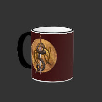 Snake on a Sword mugs