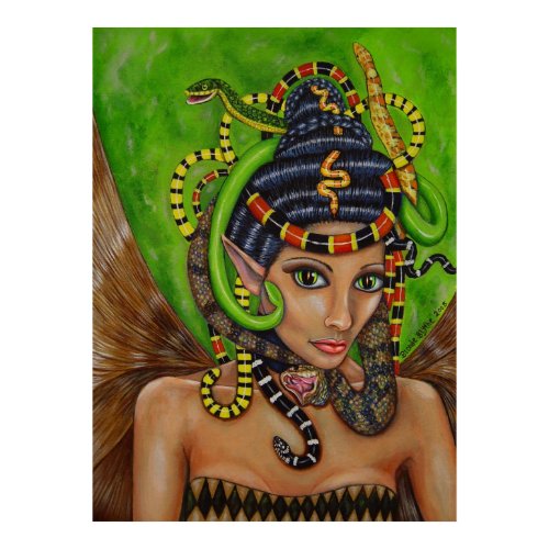 Snake Queen Fairy Poster print