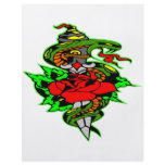 Snake Rose Dagger Tattoo Flyer