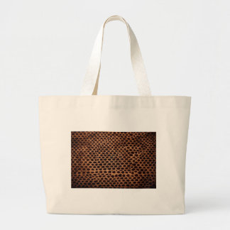SNAKE SKIN DESIGN CANVAS BAG
