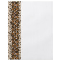 Snake skin personalized flyer