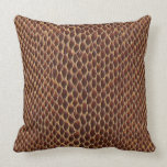 snake skin print throw pillow pillows