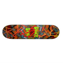Snake Skin Skateboard Deck
