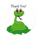 Snake Thank You Sticker