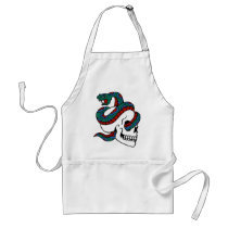 Snake Through the Skull's Eye Tattoo aprons
