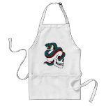 Snake Through the Skull's Eye Tattoo Aprons