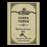 Snake Venom Postcard
