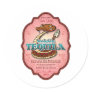 Snakebite Tequila Round Sticker