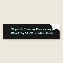 Snakeism 48 Bumper Sticker bumper stickers