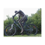 Snakeman on Bike Postcard