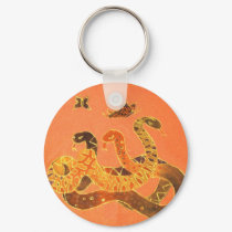 snakes and butterflies keychain by alyciakeating snakes and butterflies keychain