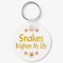 Snakes Brighten My Life keychains