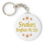 Snakes Brighten My Life keychains
