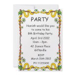 Snakes Party Invitation