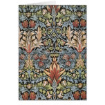 Snakeshead design by William Morris Greeting Cards