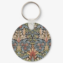 Snakeshead design by William Morris keychains