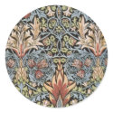 Snakeshead design by William Morris stickers