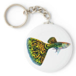 Snakeskin Cobra Guppy Keychain